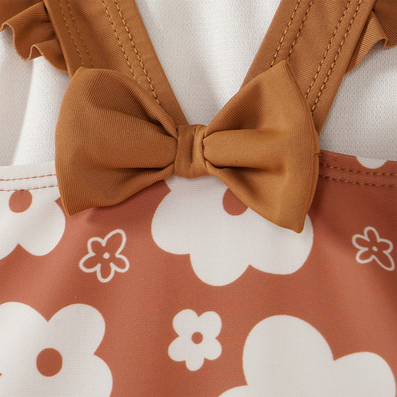 Baby Badeanzug mit Blumen-Allover