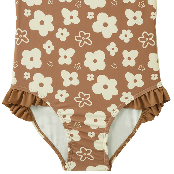 Mädchen Badeanzug mit Blumen-Allover