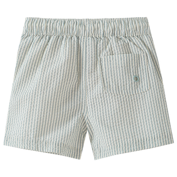 Baby Badeshorts mit Seersucker-Streifen