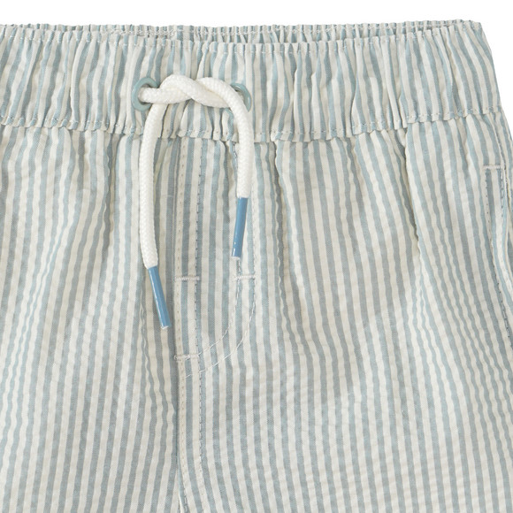 Baby Badeshorts mit Seersucker-Streifen