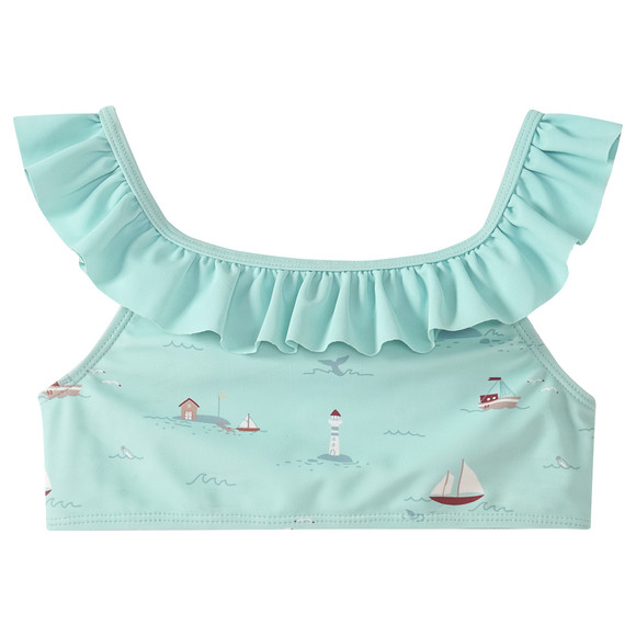 Mädchen Bikini mit Segelschiffen