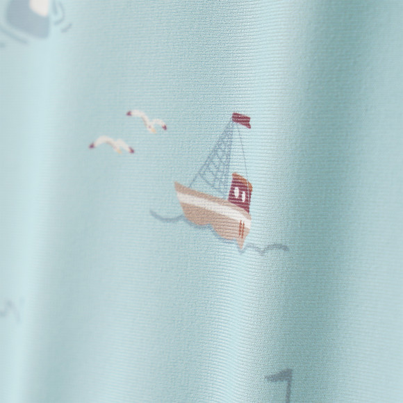 Mädchen Bikini mit Segelschiffen