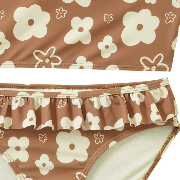 Mädchen Bikini mit Blumen-Allover
