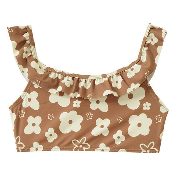 Mädchen Bikini mit Blumen-Allover