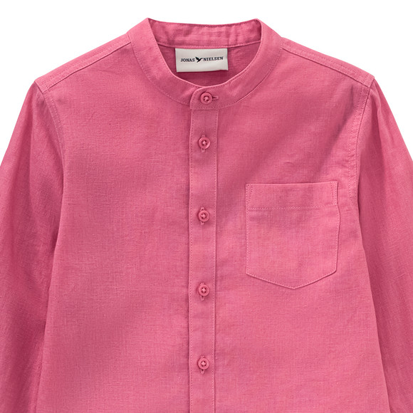 Jungen Leinen-Hemd mit Brusttasche