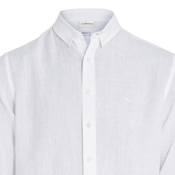 Herren Leinen-Hemd in Unifarben