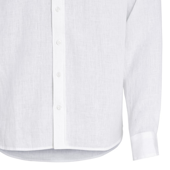 Herren Leinen-Hemd in Unifarben