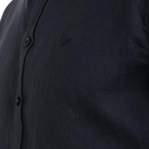 Herren Leinen-Hemd in Unifarben