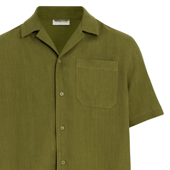 Herren Leinen-Hemd mit Brusttasche