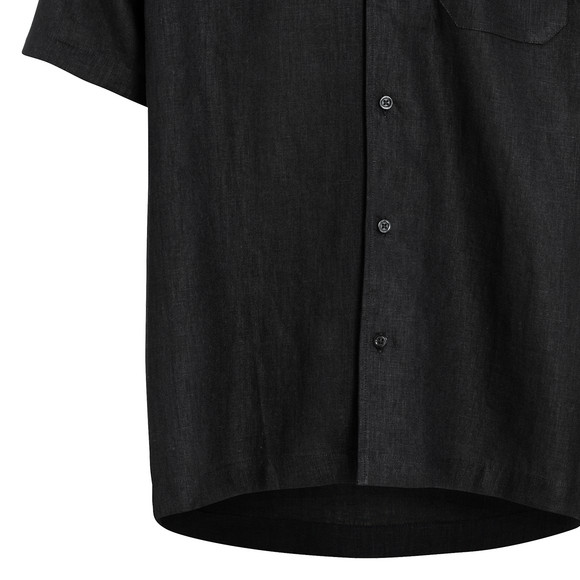 Herren Leinen-Hemd mit Brusttasche