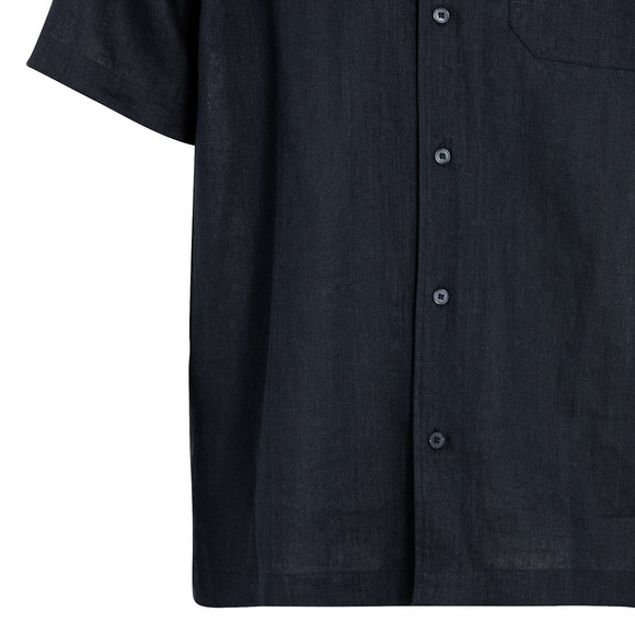 Herren Leinen-Hemd mit Brusttasche