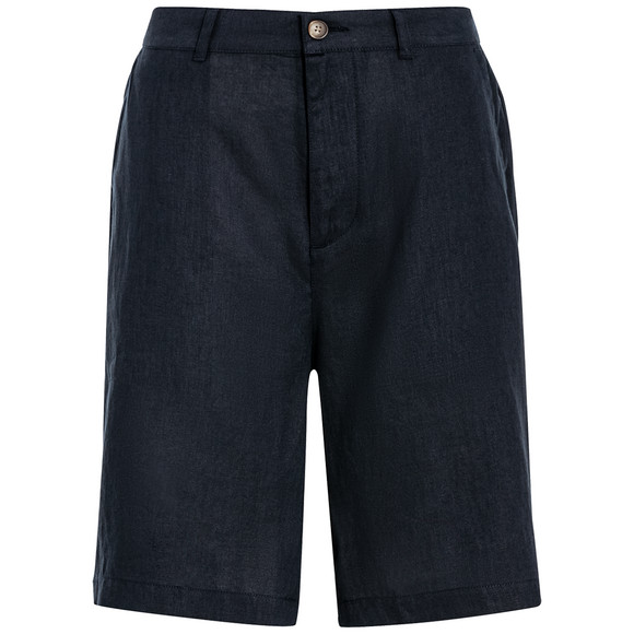 Herren Leinen-Shorts in Unifarben
