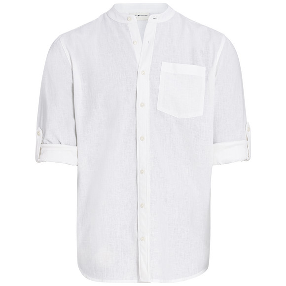 Herren Leinen-Hemd mit Brusttasche