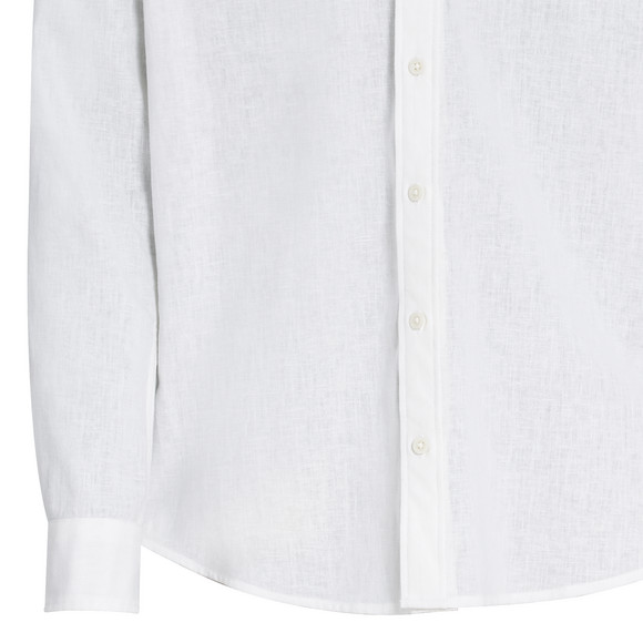 Herren Leinen-Hemd mit Brusttasche