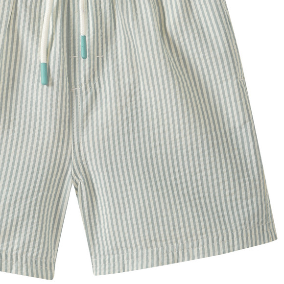 Jungen Badeshorts mit Seersucker-Streifen