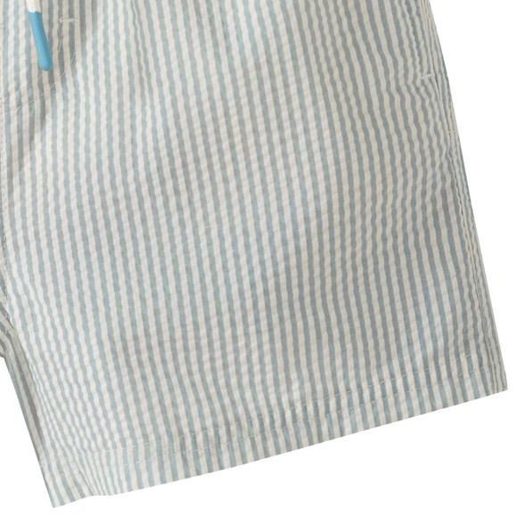 Jungen Badeshorts mit Seersucker-Streifen