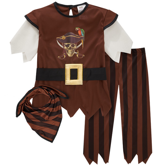 3-delige kostuumset piraat