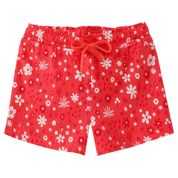 Mädchen Shorts mit Blumen-Allover