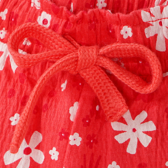Mädchen Shorts mit Blumen-Allover