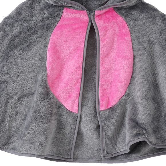 Kostüm Maus-Cape mit Kapuze