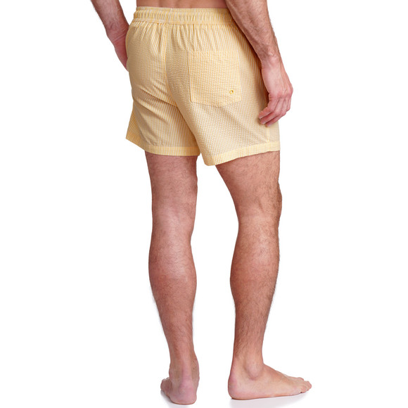 Herren Badeshorts mit Seersucker-Streifen
