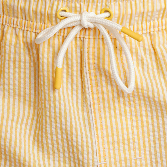 Herren Badeshorts mit Seersucker-Streifen