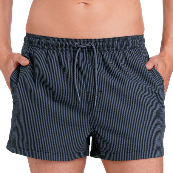 Herren Badeshorts in Seersucker-Struktur