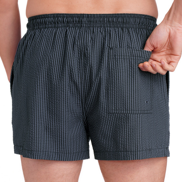 Herren Badeshorts in Seersucker-Struktur