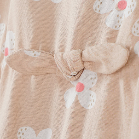 Mädchen Kleid mit Blumen-Print