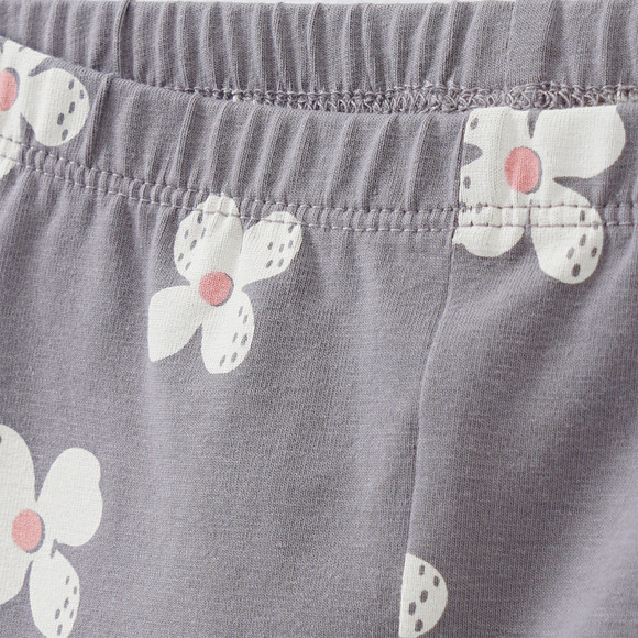 Meisjes leggings met bloemenmotief
