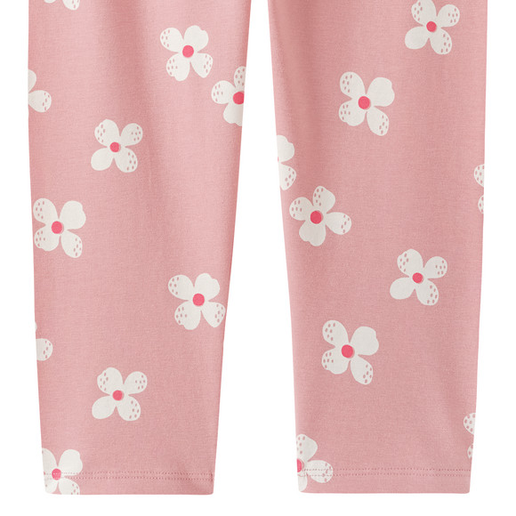 Meisjes leggings met bloemenmotief