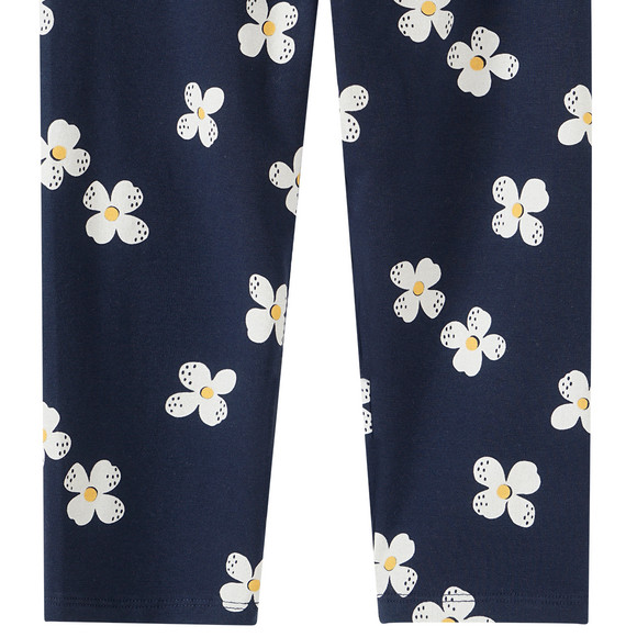 Meisjes leggings met bloemenmotief