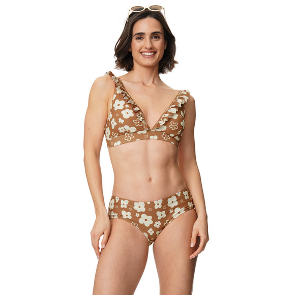 Damen Bikinipanty mit Blumen-Allover