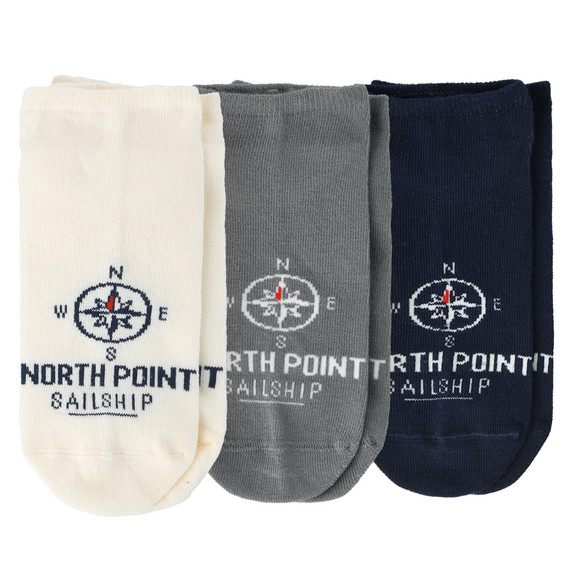 Set van 3 paar sneakersokken voor jongens