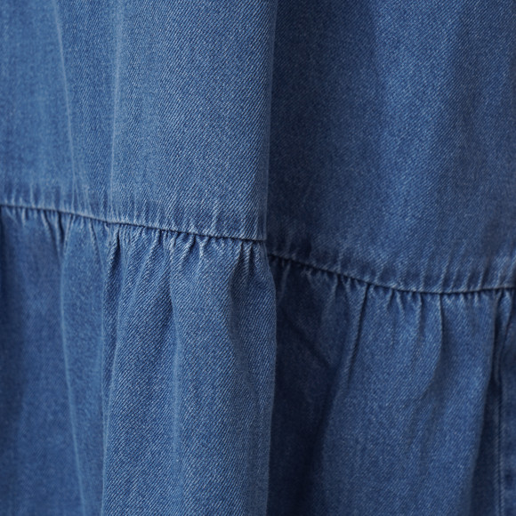 Damen Jeanskleid mit Volant