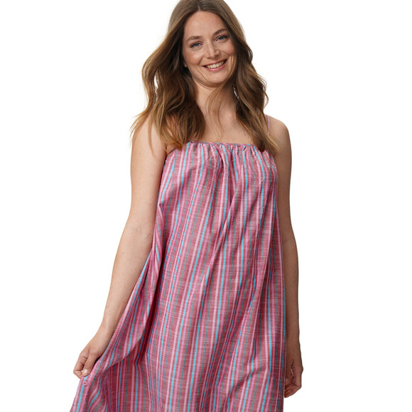 Damen Maxi-Kleid mit Streifenmuster