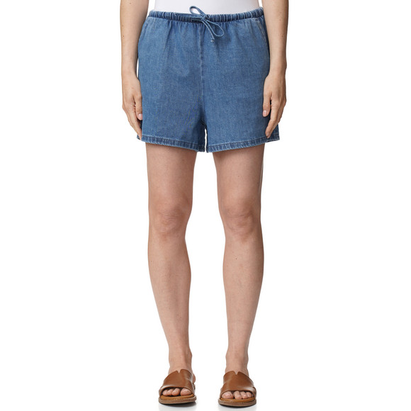 Damen Jeansshorts mit Tunnelzug