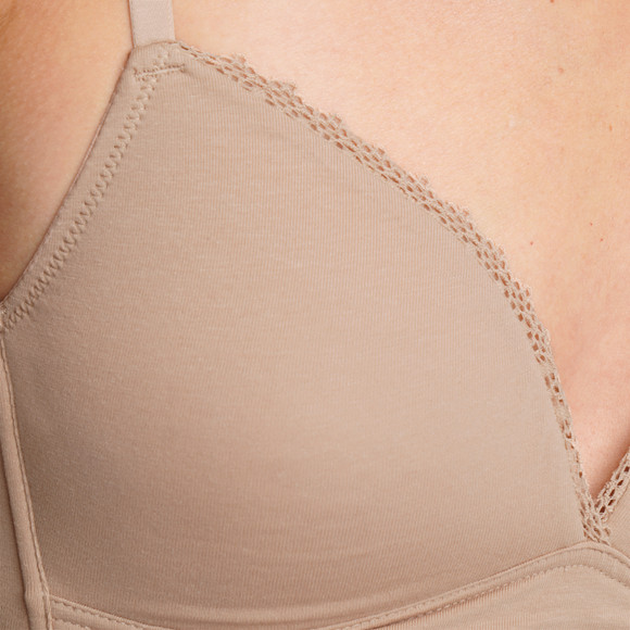 2 Damen Soft-BHs mit Spitze