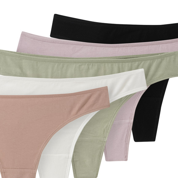 5 Damen Strings im Set