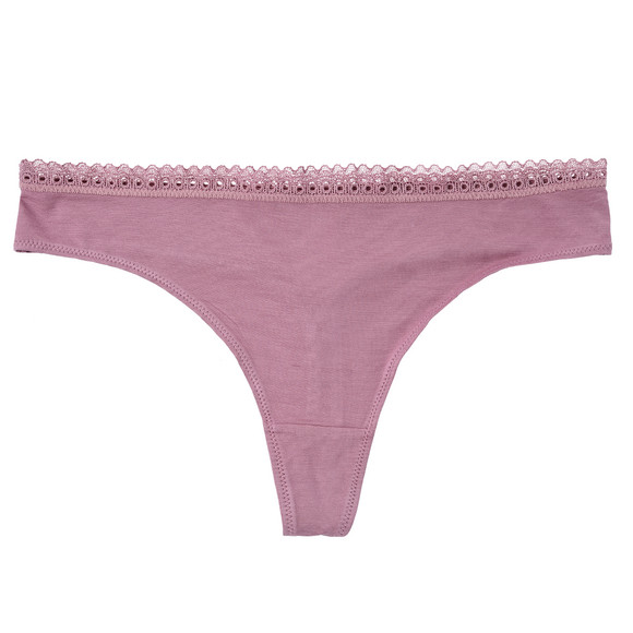 5 Damen Strings mit Spitze