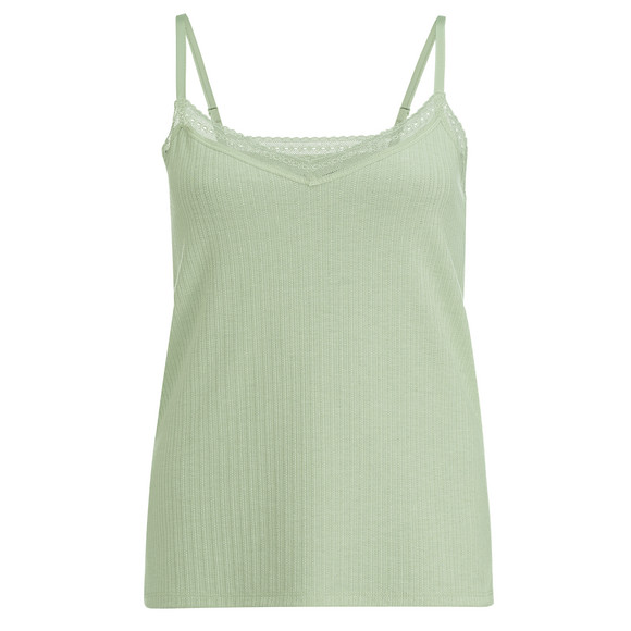 Damen Schlaftop mit Ajour-Muster