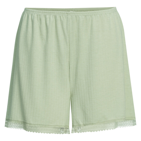 Damen Schlafshorts mit Ajour-Muster