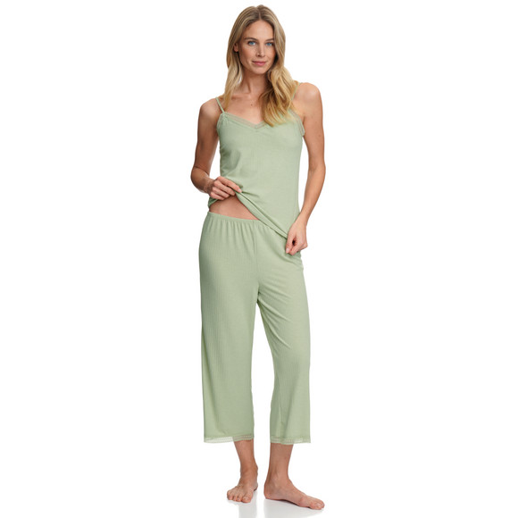 Damen Schlafhose mit Ajour-Muster