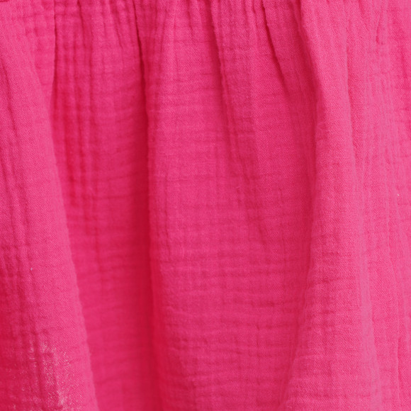 Damen Musselin-Kleid in Unifarben