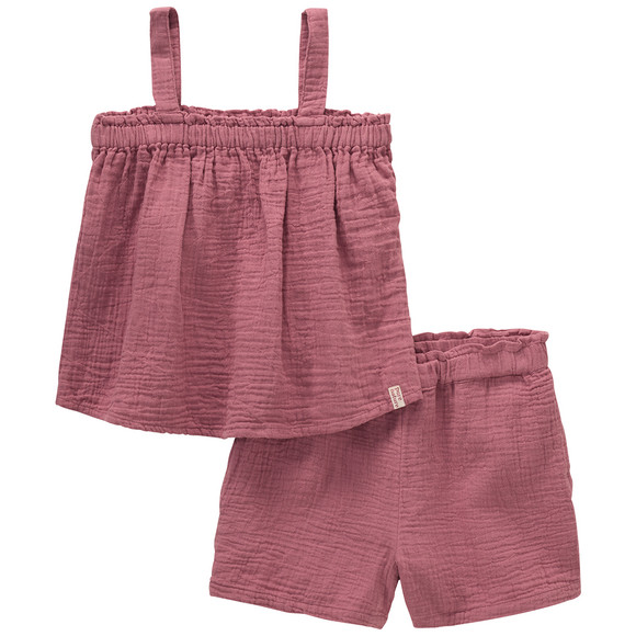 Mädchen Top und Shorts aus Musselin