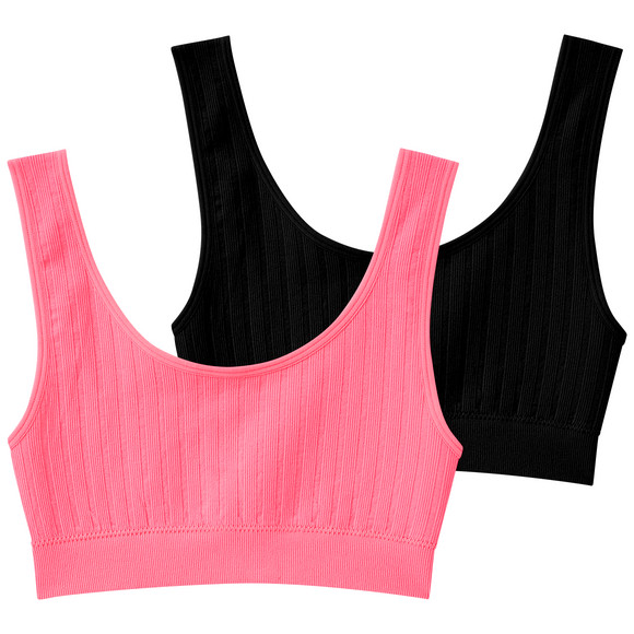 2 Mädchen Bustiers aus Mikrofaser
