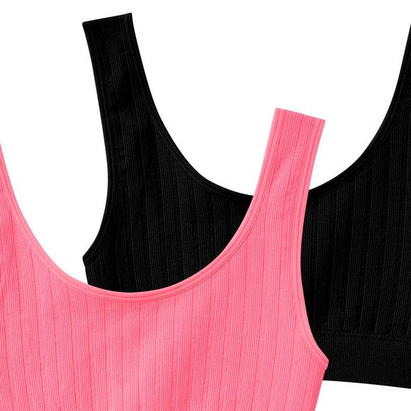 2 Mädchen Bustiers aus Mikrofaser