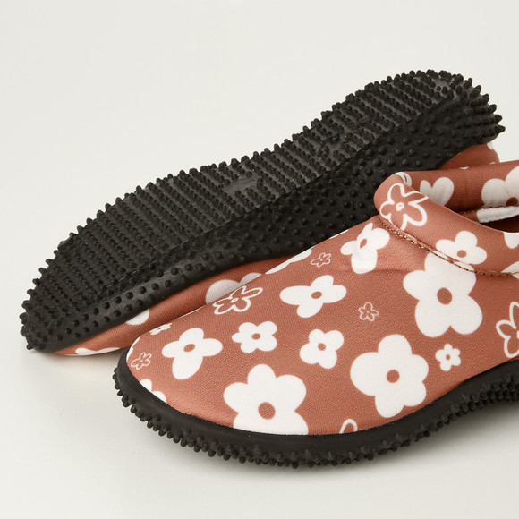 Baby Badeschuhe mit Blumen