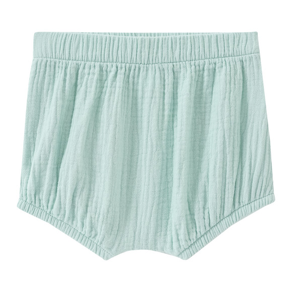 Newborn Set aus Musselin-Hemd, Shorts und Hut
