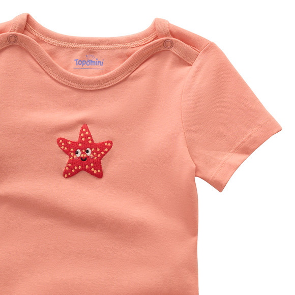 Newborn set van body en korte broek